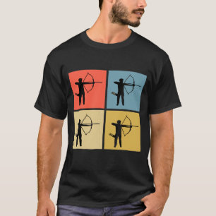 Archery  Colourful Retro T-Shirt