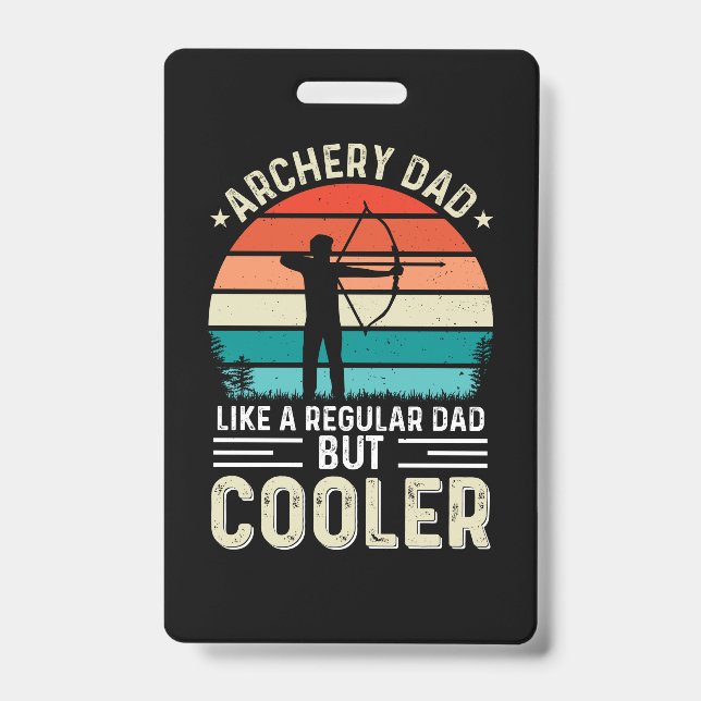Archery Dad Badge (Front)