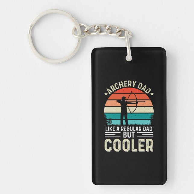 Archery Dad Keychain (Front)