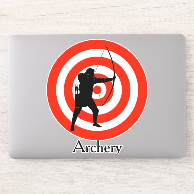 Archery Design Contour Sticker (Computer)