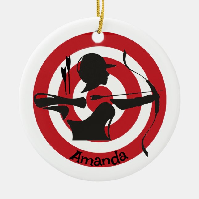 Archery Design Ornament (Front)
