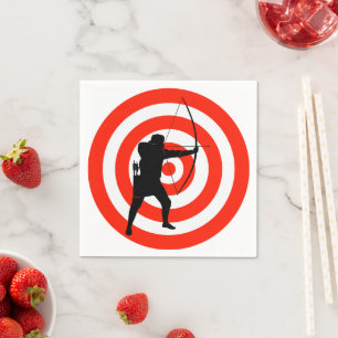 Archery Design Paper Napkins