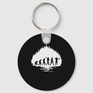 archery Evolution monkey human archers Keychain