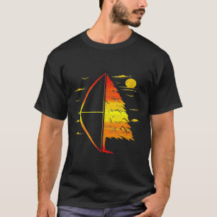Archery  For Archer Hunter Bow Arrow Vintage Bowhu T-Shirt