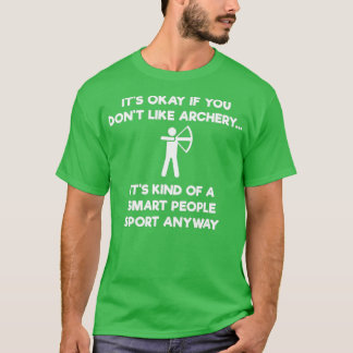 Archery GiftFunny Archery Smart People T-Shirt