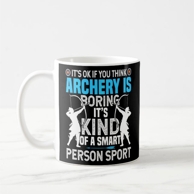Archery Girl Hunting Bow Arrow Lover Archer Hunter Coffee Mug (Left)