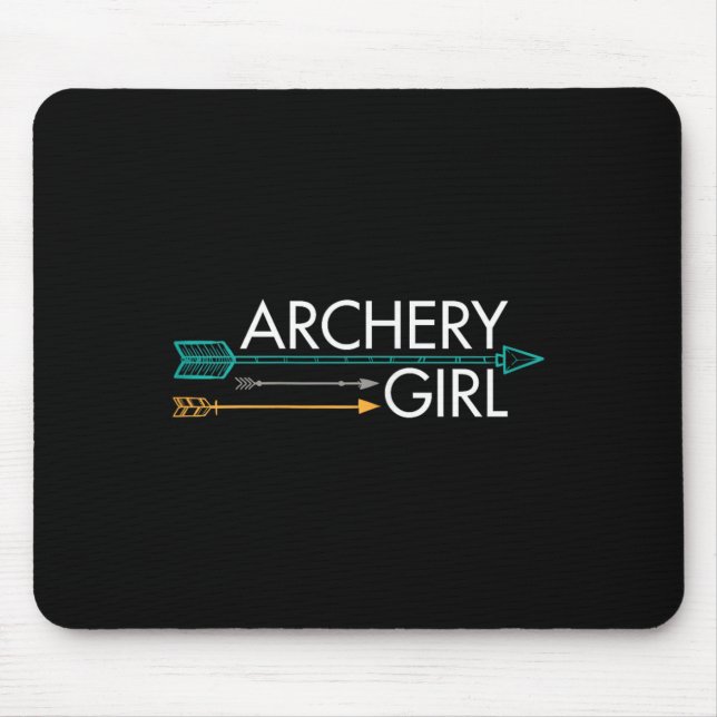 Archery Girl  Mouse Pad (Front)