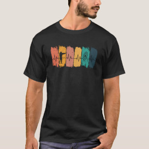 Archery Heartbeat Retro Vintage Bow and Arrow Mens T-Shirt