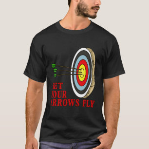 Archery Hoodie Gift Archery Target Shooting Range  T-Shirt