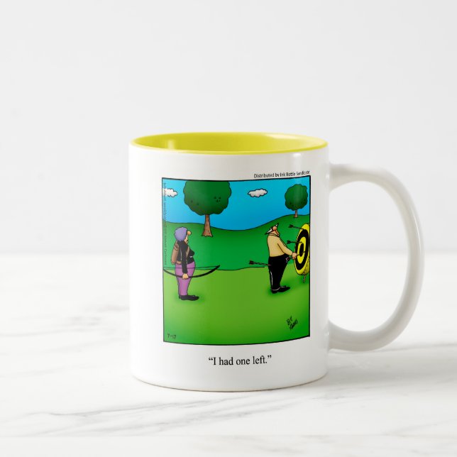 Archery Humour Mug Gift (Right)
