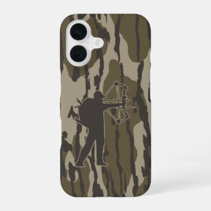 Archery hunting bottomland camo bow hunting iPhone 16 case