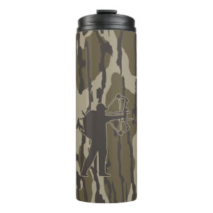 Archery hunting bottomland camo bow hunting thermal tumbler