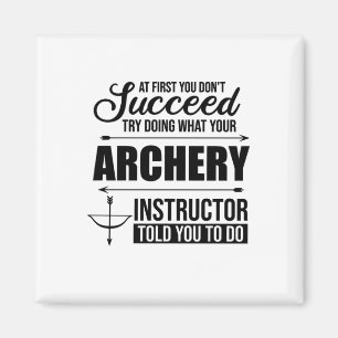 Archery Instructor Coach Magnet