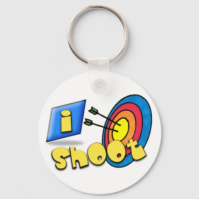 ARCHERY ~ iSHOOT - I SHOOT Keychain (Front)