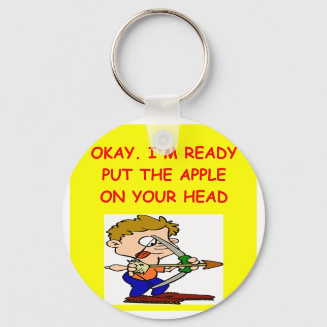 ARCHERY joke Keychain (Front)