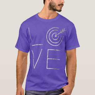 Archery Love Cute Novelty Gift Vintage Distressed T-Shirt