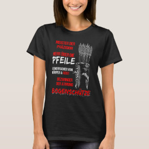 Archery Master Of Precision Archery Saying T-Shirt