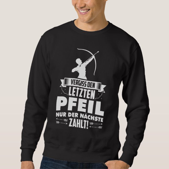 Archery Men's Archery Arrow Bow Sweatshirt (Front)