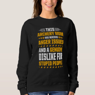 Archery Mom Mother 11 Sweatshirt