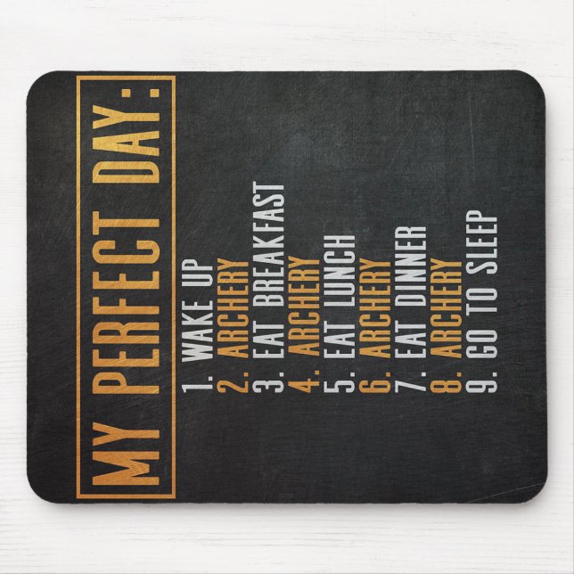 Archery Perfect Day | Archery Blanket Mouse Pad (Front)