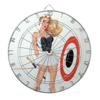 Archery pin up dartboard