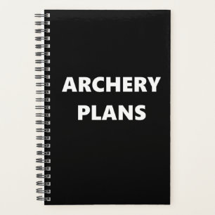Archery Planner Sports Theme Archery Plans