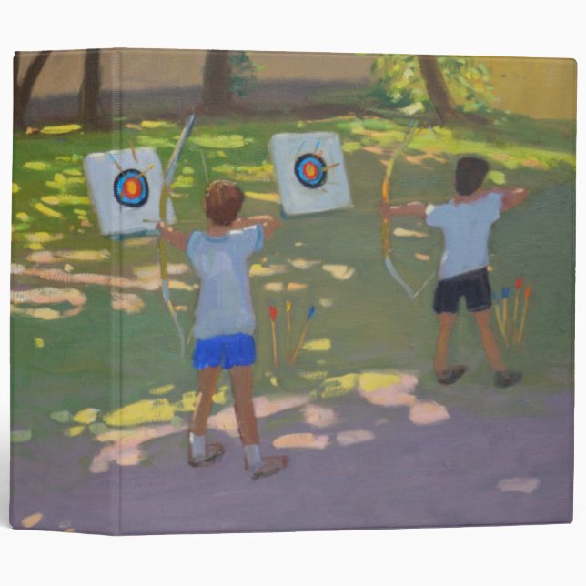 Archery practise France Binder (Front/Spine)