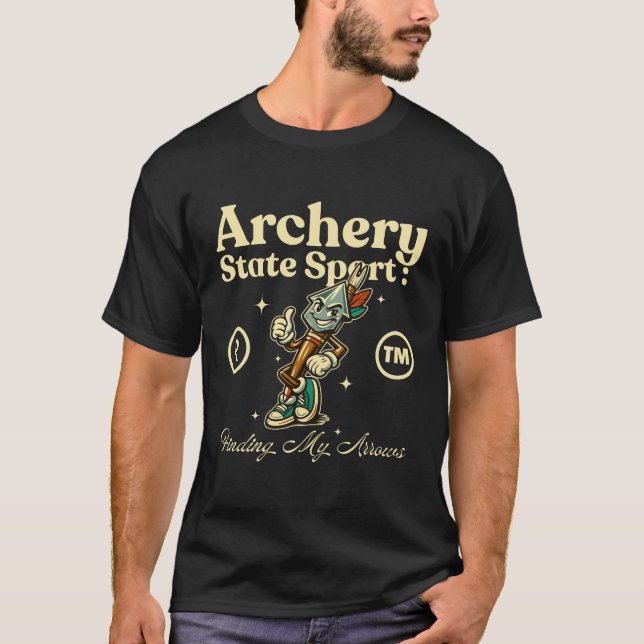 Archery sport state T-Shirt (Front)