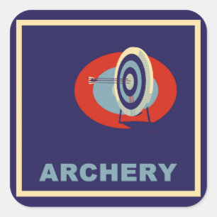 ARCHERY SQUARE STICKER