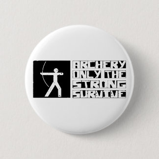 Archery Survive 2 Inch Round Button