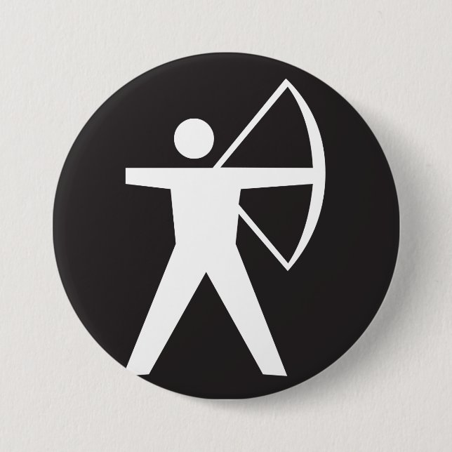Archery Symbol Button (Front)