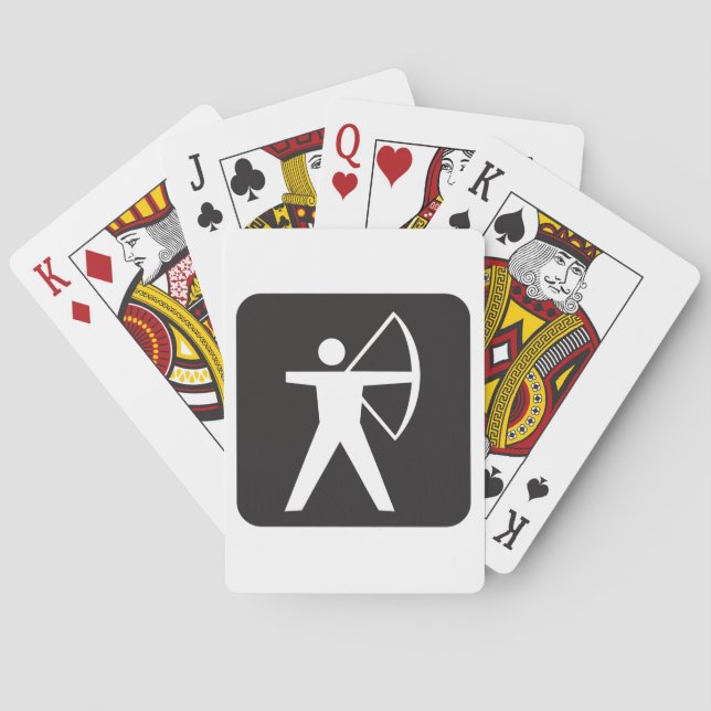 Archery Symbol Playing Cards (Back)