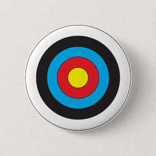 Archery Target 2 Inch Round Button