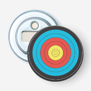 "Archery Target" design gifts and products Bottle Opener
