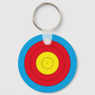 Archery target for recurve bow (FITA 20 cm) Round  Keychain