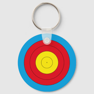 Archery target for recurve bow (FITA 20 cm) Round Keychain