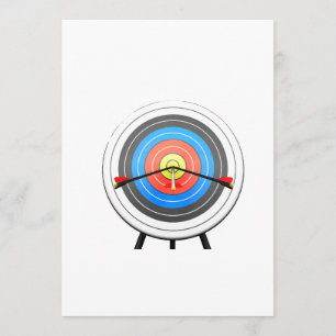 Archery Target Invitations