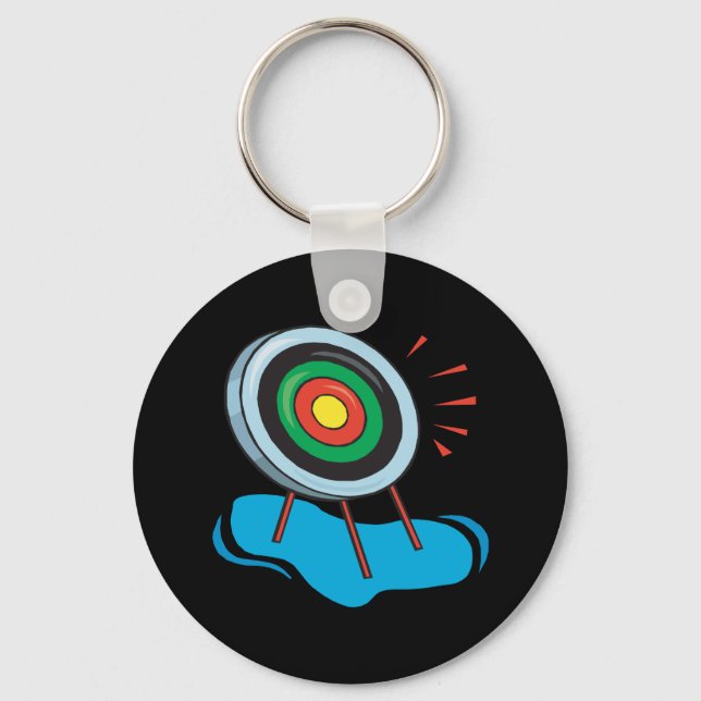 Archery Target Keychain (Front)