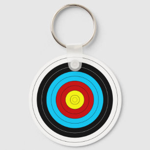 Archery Target Keychain