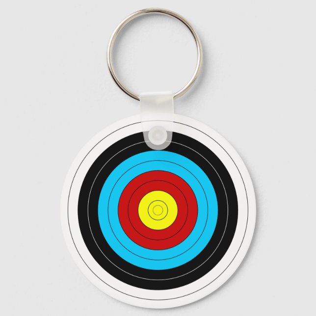 Archery Target Keychain (Front)