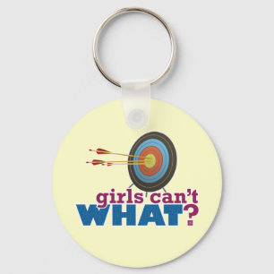Archery Target Keychain