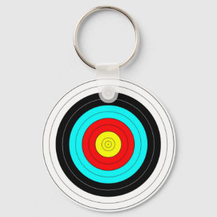 Archery Target Keychain