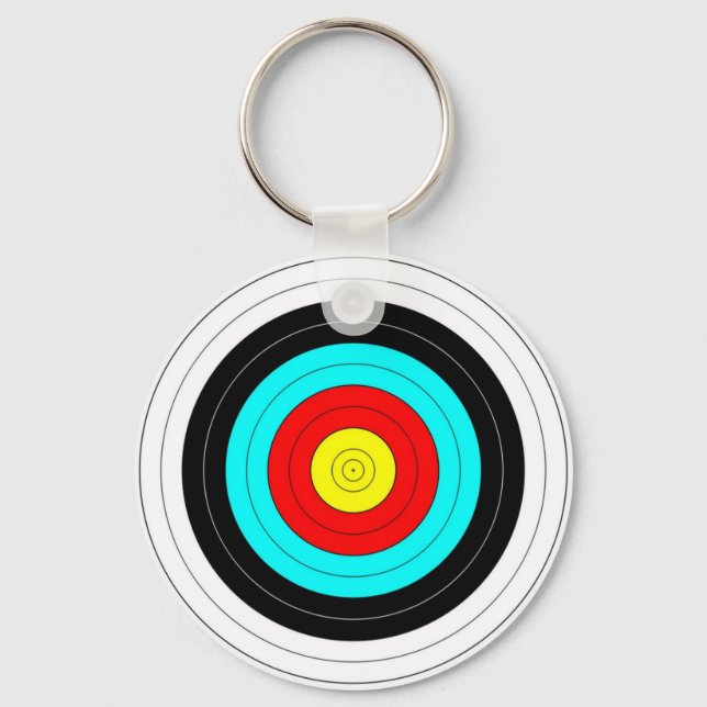 Archery Target Keychain (Front)