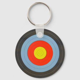 Archery Target Keychain