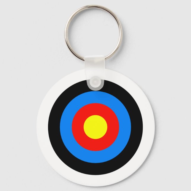 Archery Target Keychain (Front)
