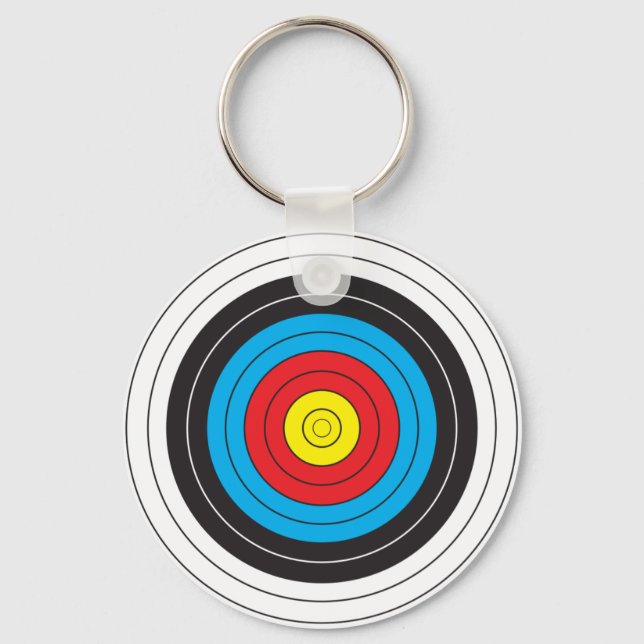 Archery Target Keychain (Front)