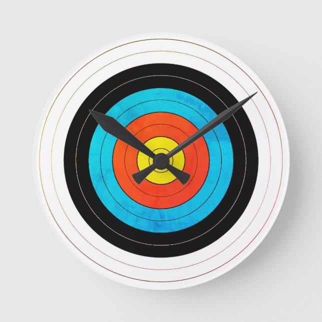 Archery Target Wall Clock (Front)