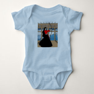Archery With A Bow And Arrow Baby Bodysuit