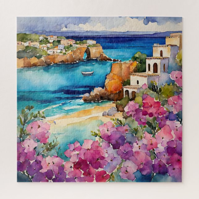 'Arches By The Sea" Jigsaw Puzzle (Vertical)