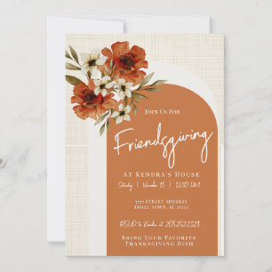 Arches d'automne Friendsgiving Invitation